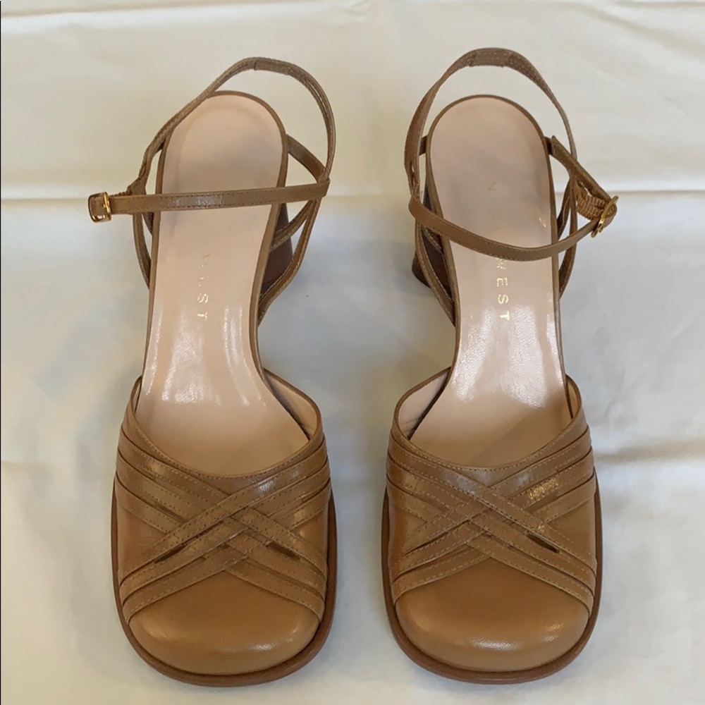 Nine West Square Toe Heels